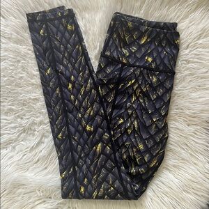 CVG Dragon Full Length Leggings Small EUC